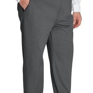 Full Elastic Waist Pants Stretch Slacks Casual with Zipper Fly and Pockets 4.2 4.2 out of 5 stars   (43)